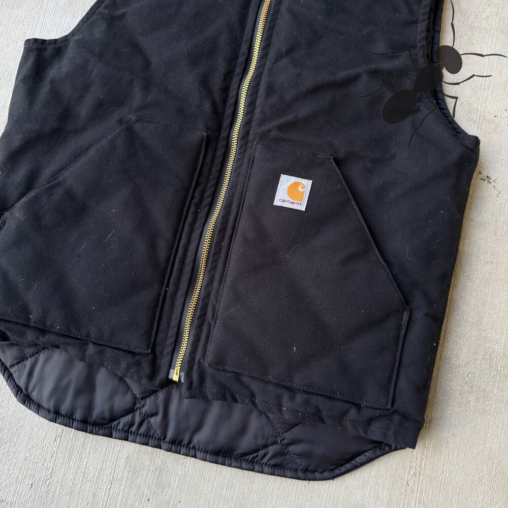 Carhartt V01 black work wear vest - Picture 2 of 5